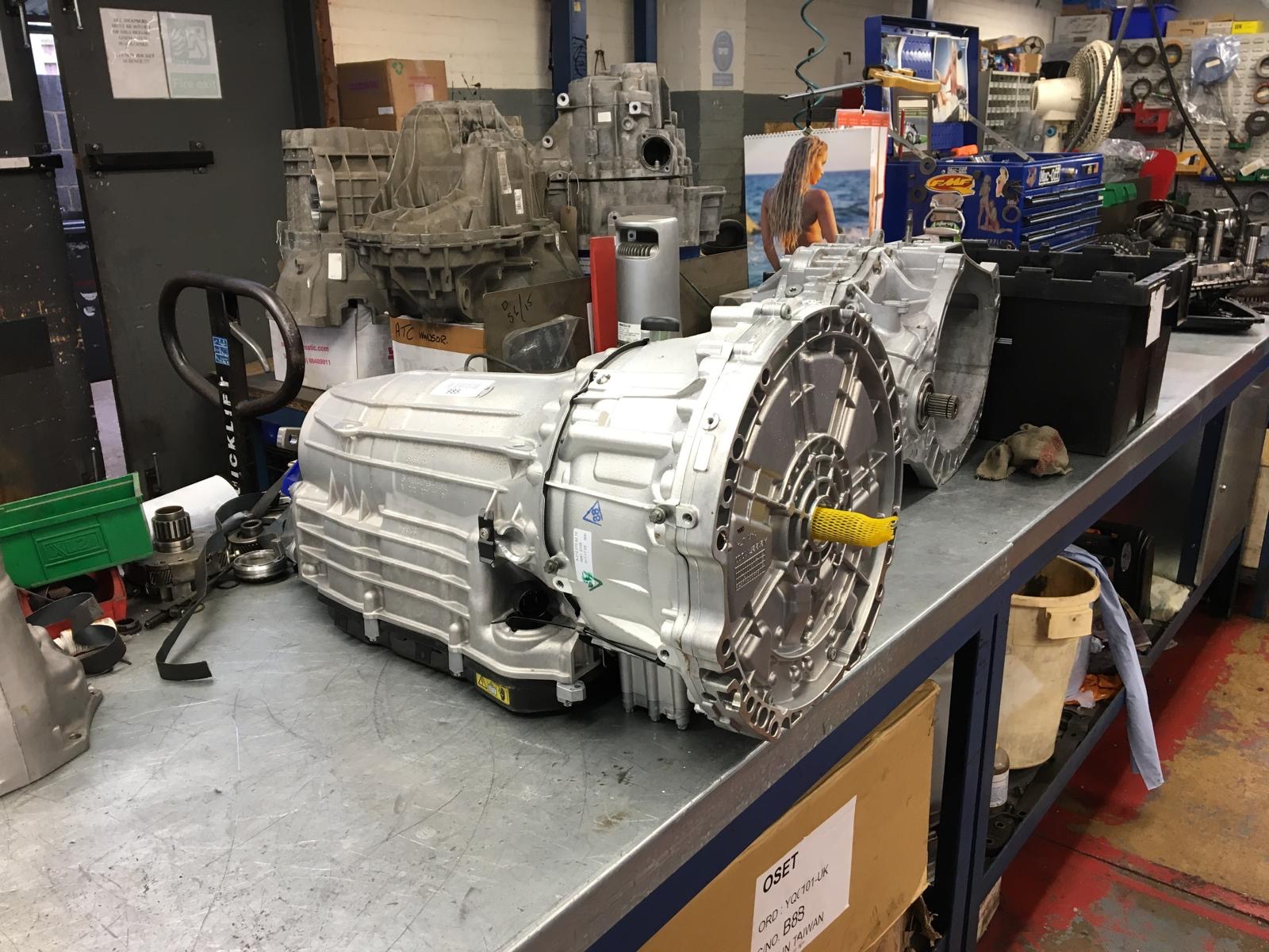 Gearbox types repaired at our Midlands centre